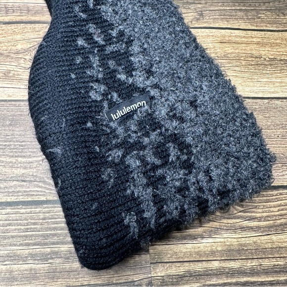 NWT Lululemon Ombre Knit Textured Ear Warmer ONE SIZE (Black Grey) - Picture 3 of 10